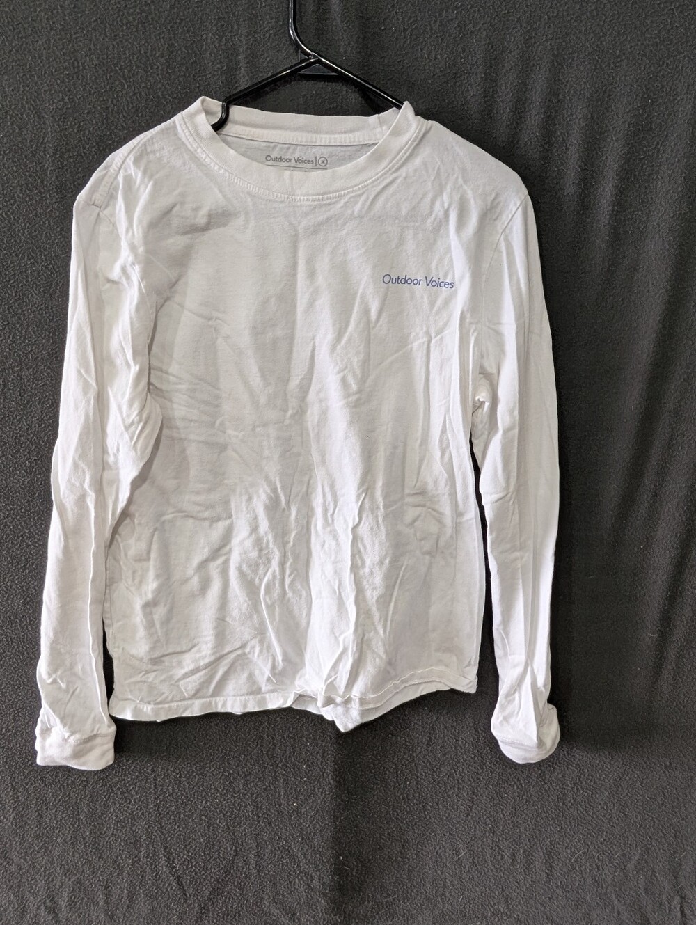 Outdoor Voices Long Sleeve White Tee - Men's Size M